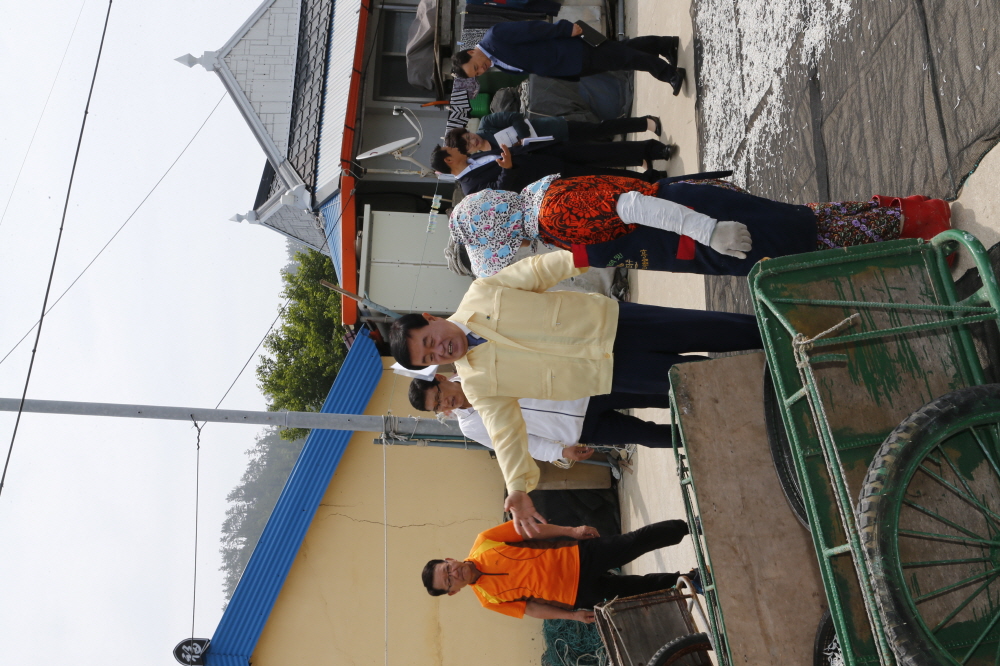 고군면 금호도 마을이정표 제막식 이미지