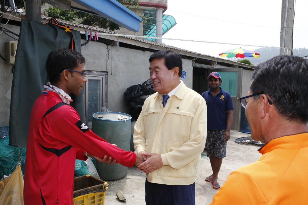 고군면 금호도 마을이정표 제막식 첨부#2