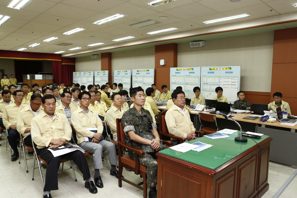 을지연습 최초 상황 보고회 첨부#2