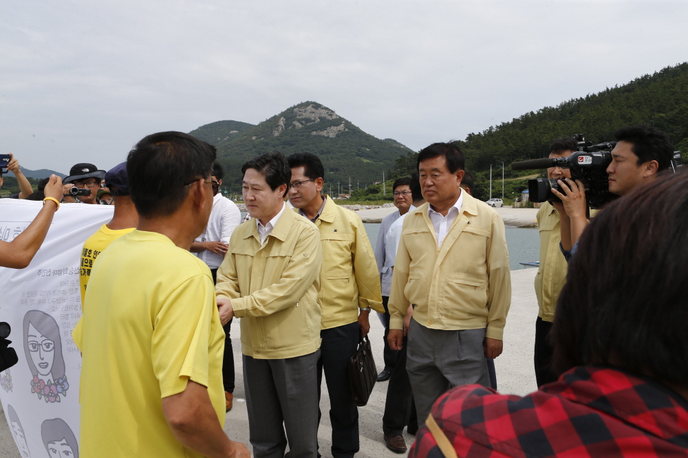 유기준 해양수산부장관 세월호 사고해역 방문 첨부#3