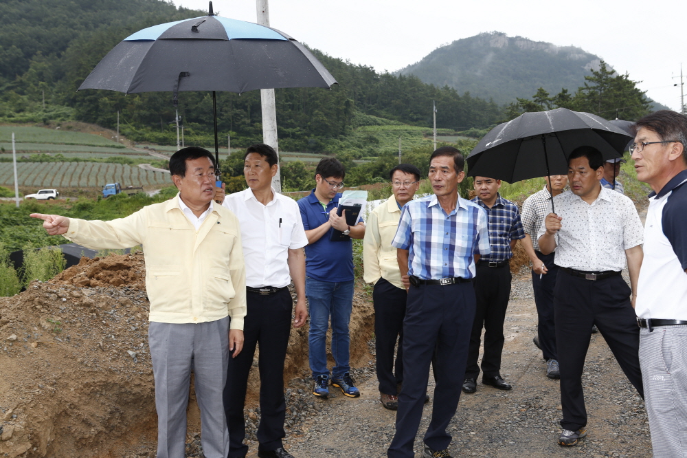 지산면 권역별 종합정비사업 현장 방문 첨부#2