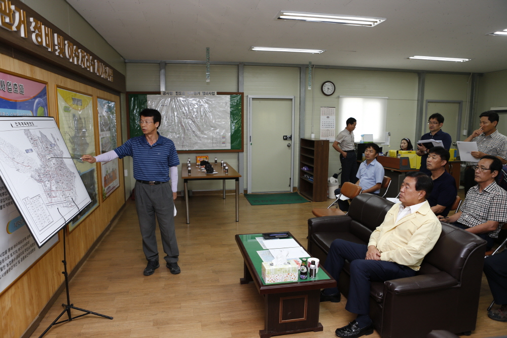 관내 사업현장 방문 이미지