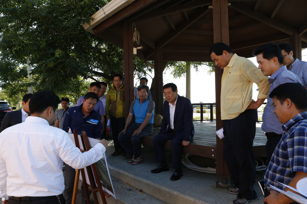 군내 신기, 고군 벌포, 의신 수품 사업현장 방문 이미지