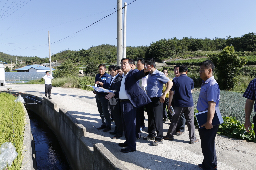 군내 신기, 고군 벌포, 의신 수품 사업현장 방문 첨부#2