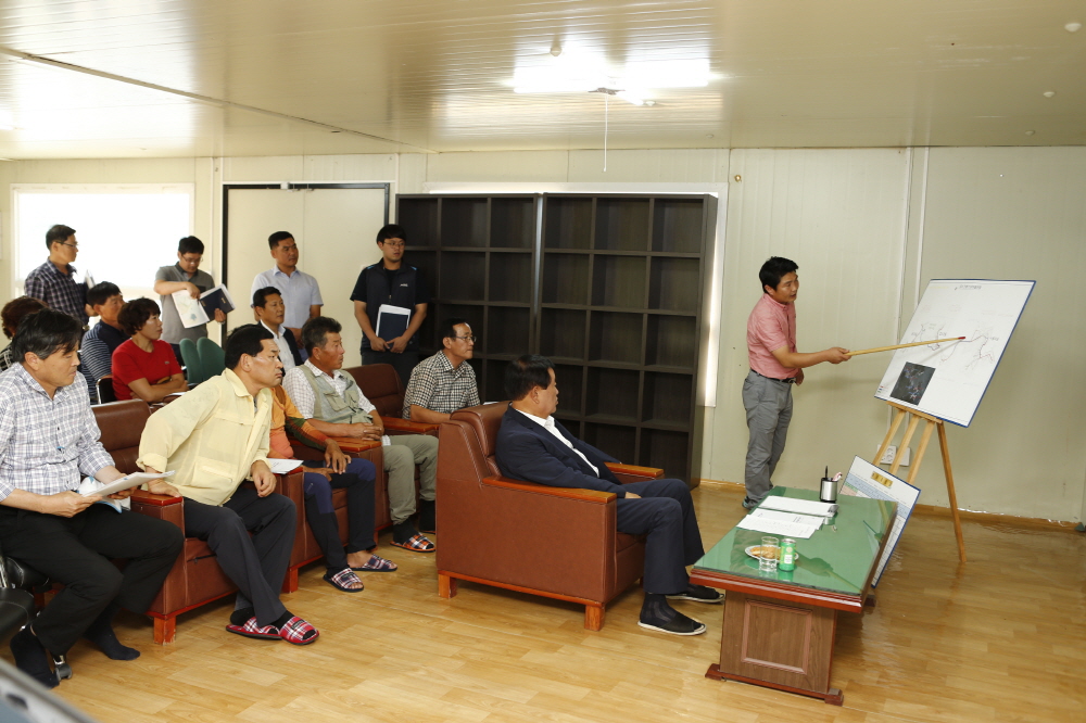 군내 신기, 고군 벌포, 의신 수품 사업현장 방문 첨부#4