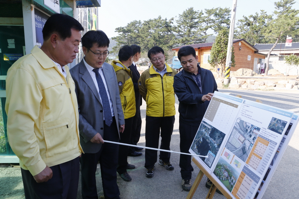 군내, 고군 일반농산어촌 개발사업장 점검 이미지