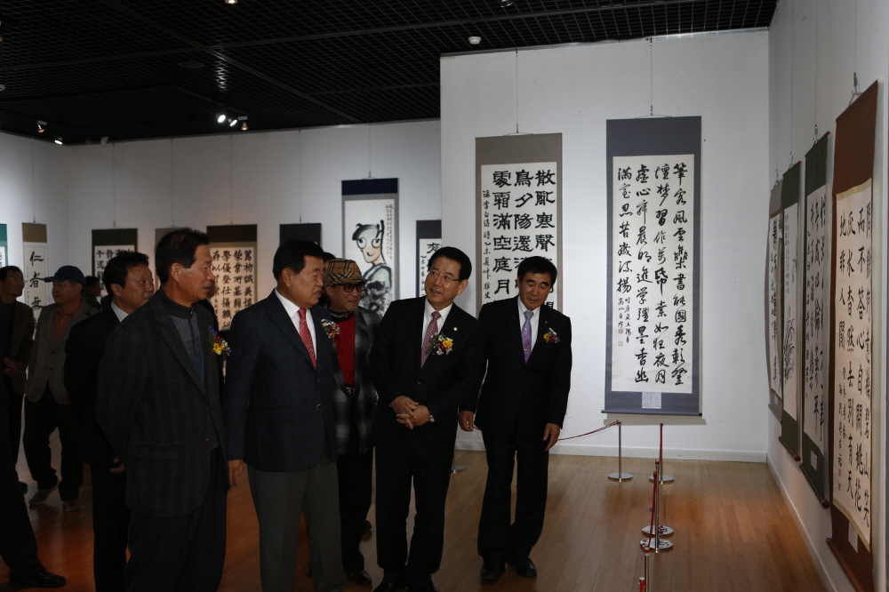 사)한국서예협회 진도군지부 전시전 첨부#3