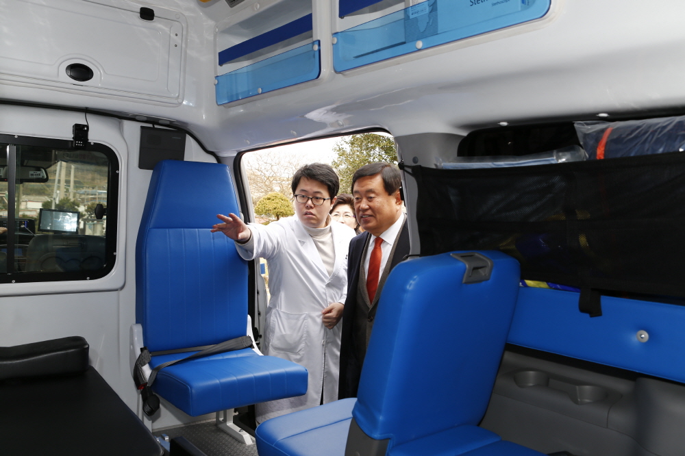 조도면 구급차 운행 시승식 첨부#2