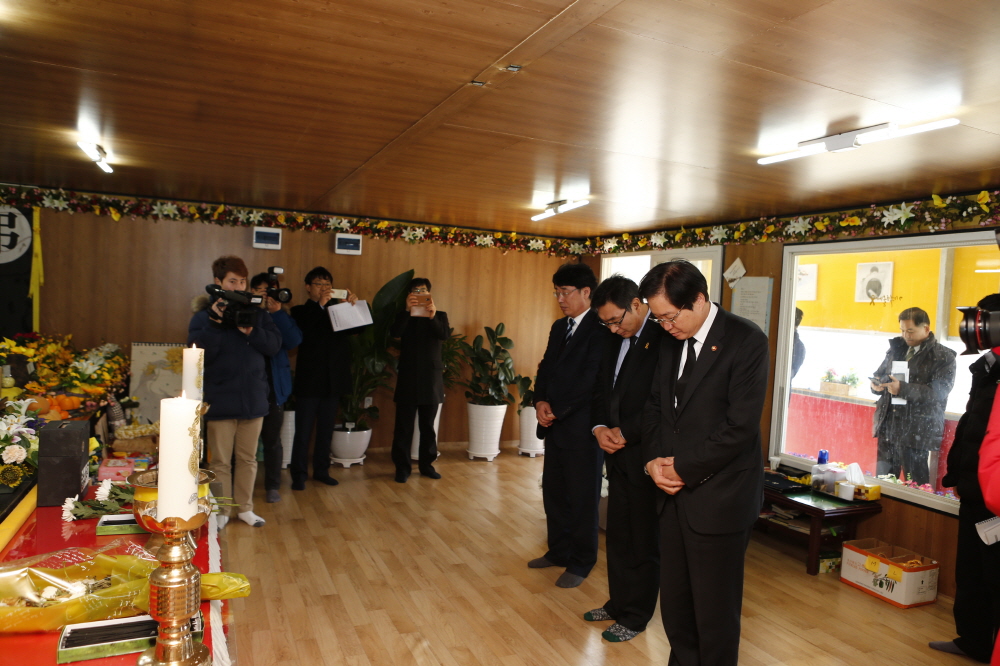 김영석 해양수산부장관 진도군 방문 이미지