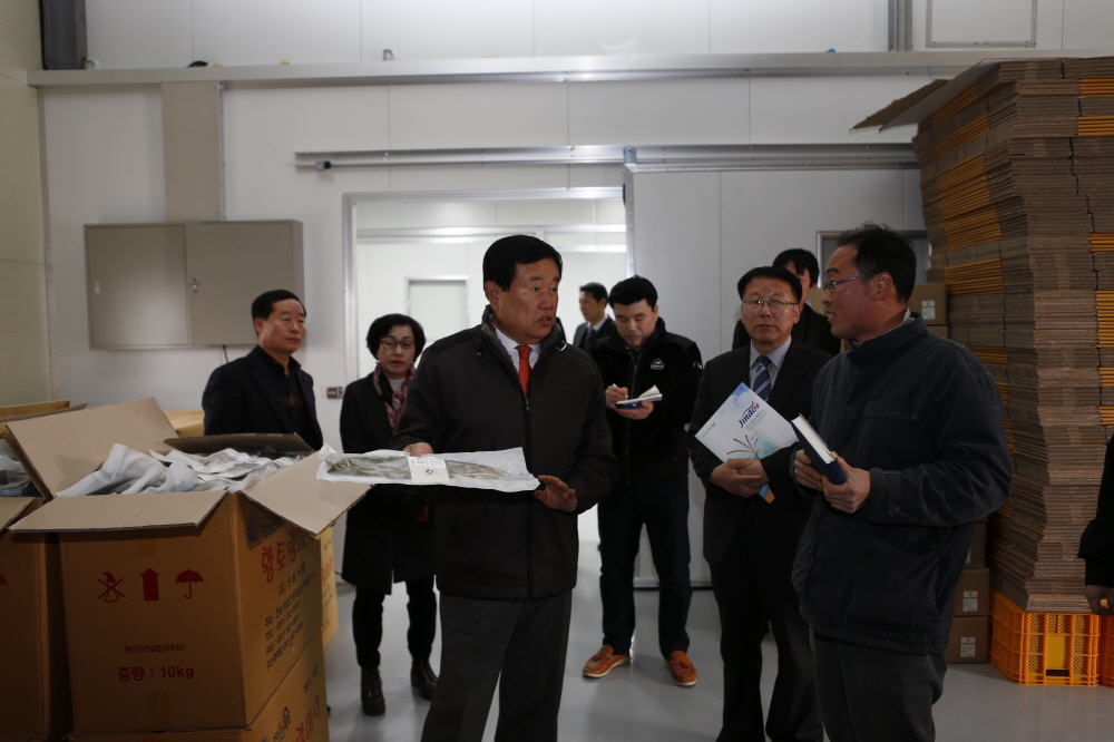 농산물가공실서 사업현장 방문 첨부#4