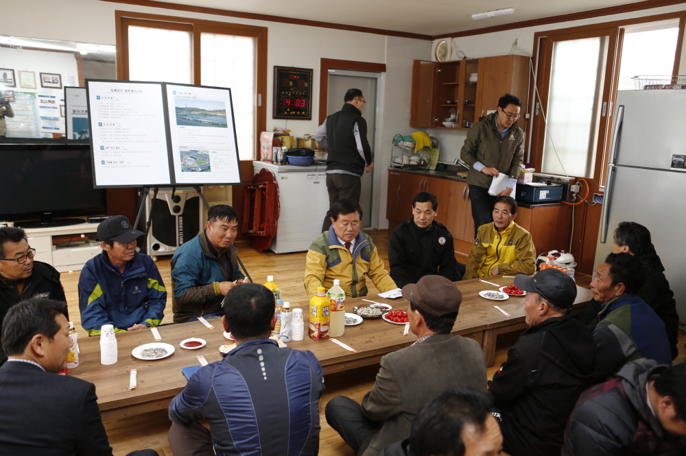 의신면 주요개발사업현장 방문 이미지