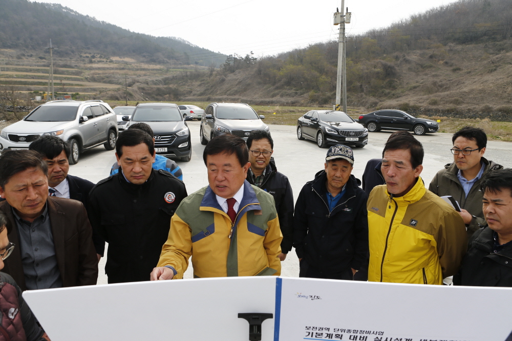 지산면 주요개발사업현장 방문 이미지