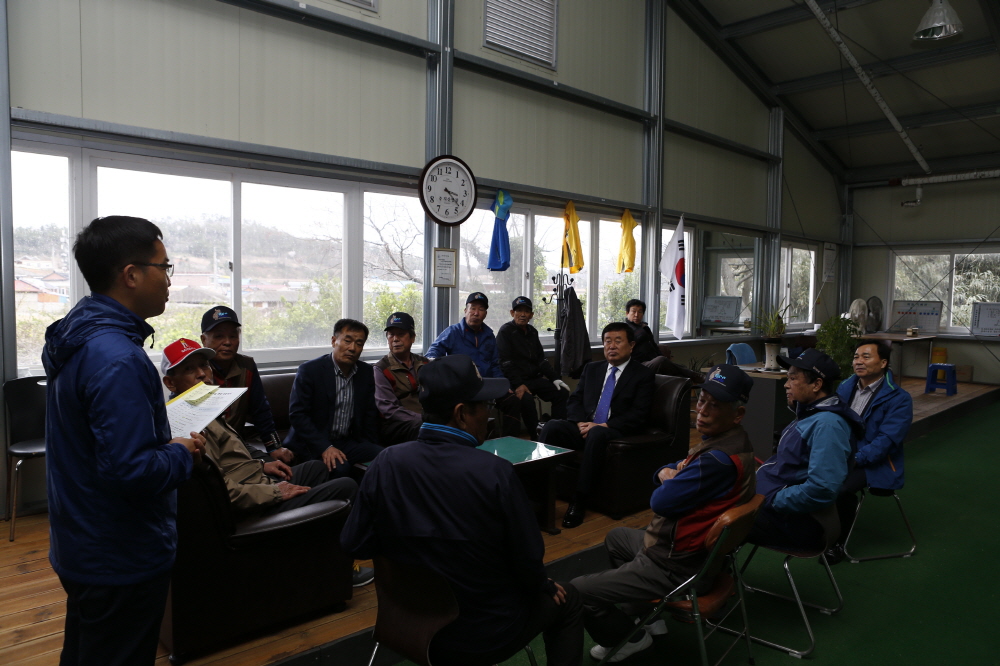 체육시설물(게이트볼장) 현장 방문 이미지