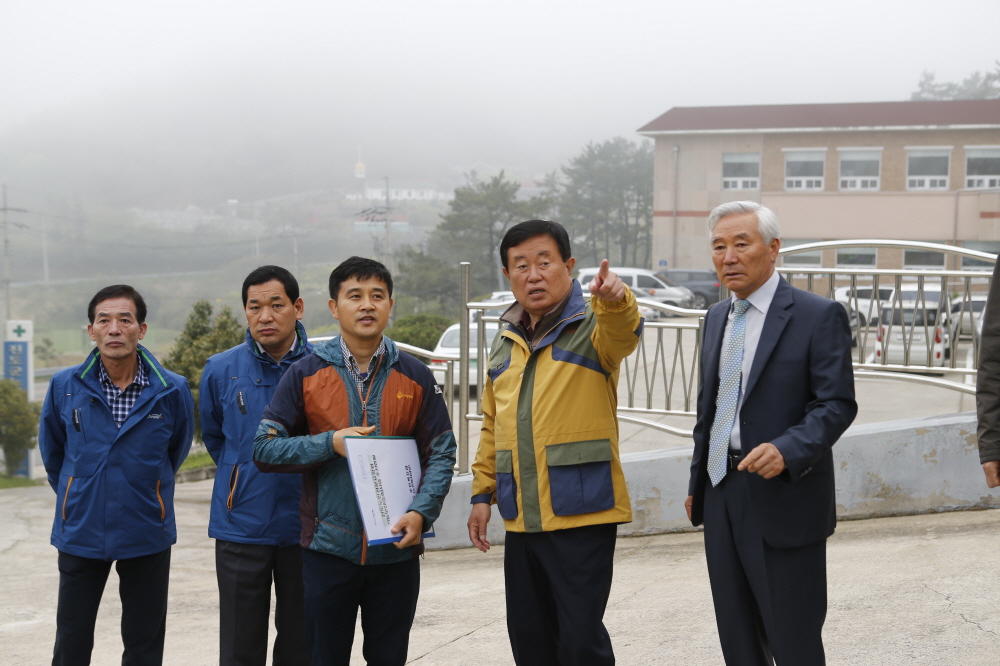 의신면 주요개발사업현장 방문 이미지