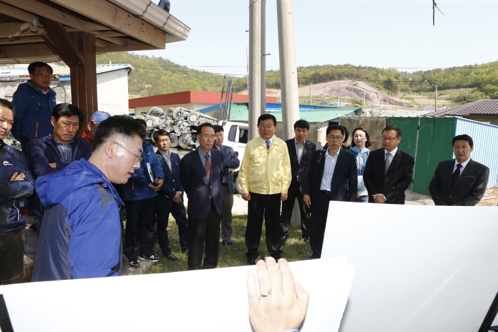 이희철 영산강유역환경청장 대명리조트 예정부지 방문 이미지