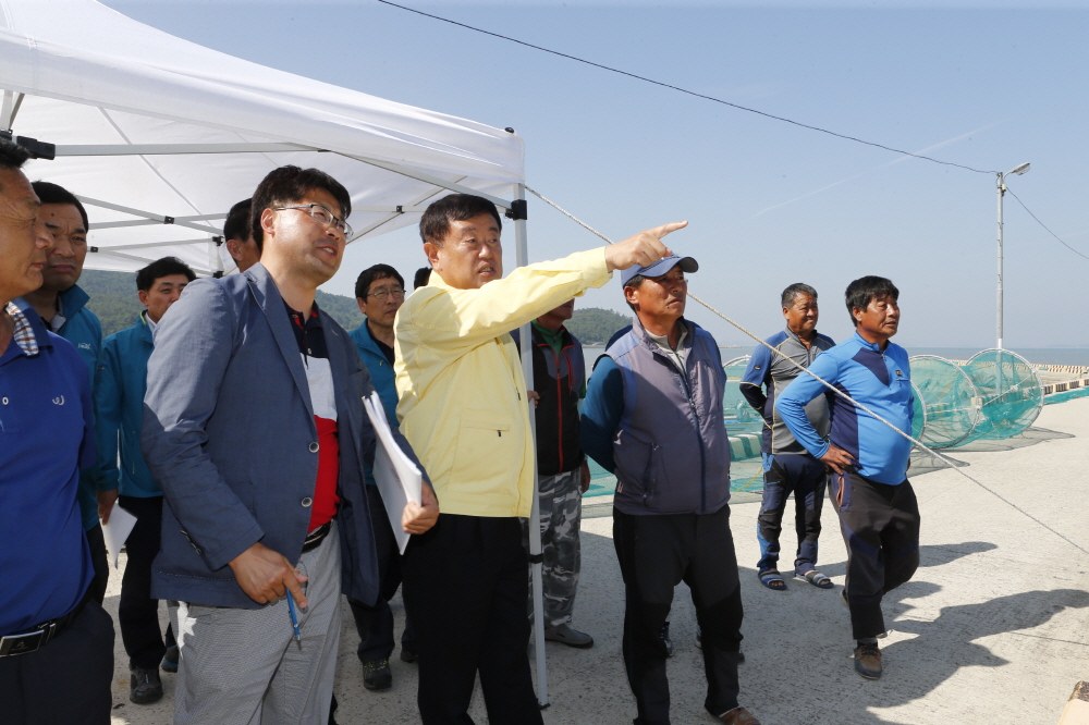 진도읍, 고군, 군내 주요개발사업현장 방문 첨부#4