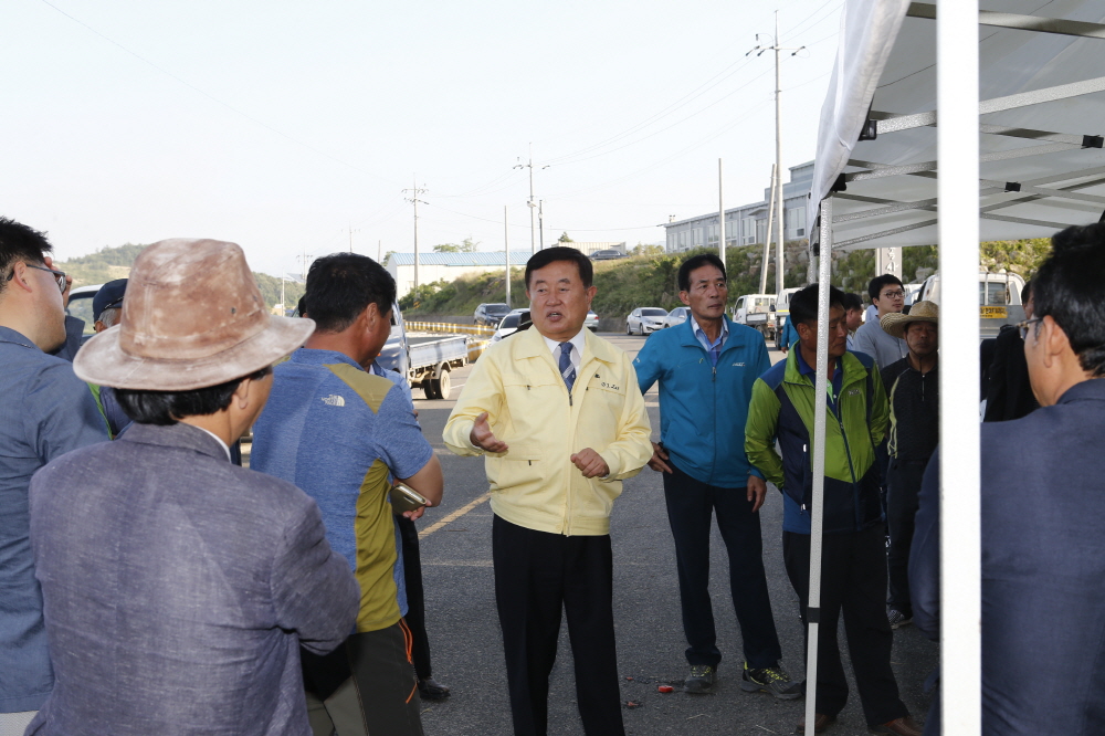 진도읍, 고군, 군내 주요개발사업현장 방문 첨부#5