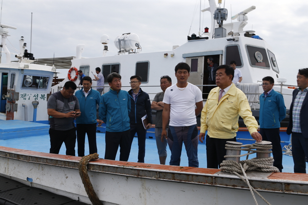 전복양식섬 사업현장 방문 첨부#1