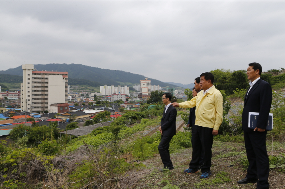 동외-당동 도시계획사업현장 방문 이미지