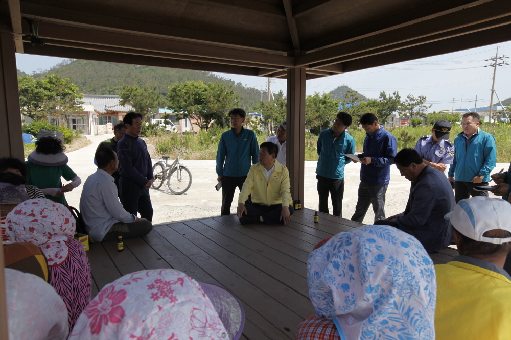 조도면 동,서거차 주민과의 대화 이미지