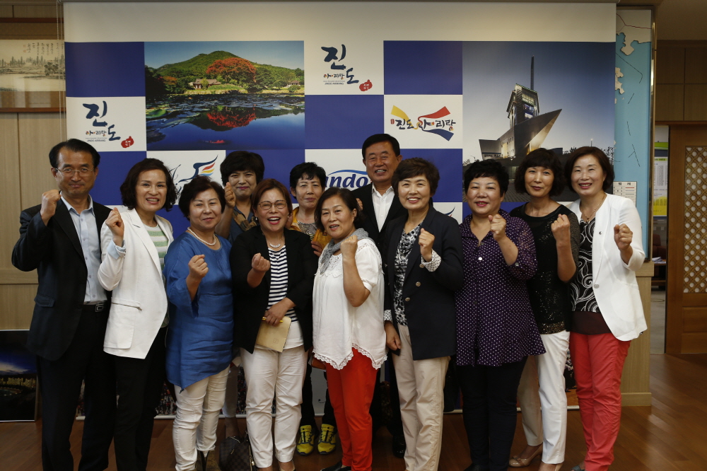 진도군여성단체협의회 면담 이미지