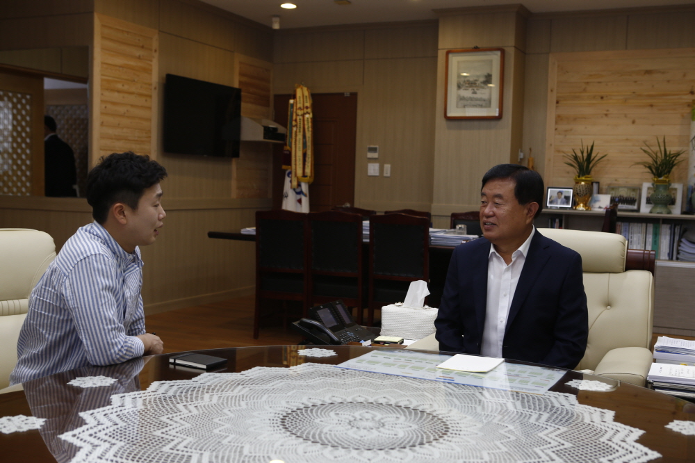 MBC뉴스데스크 인터뷰 이미지