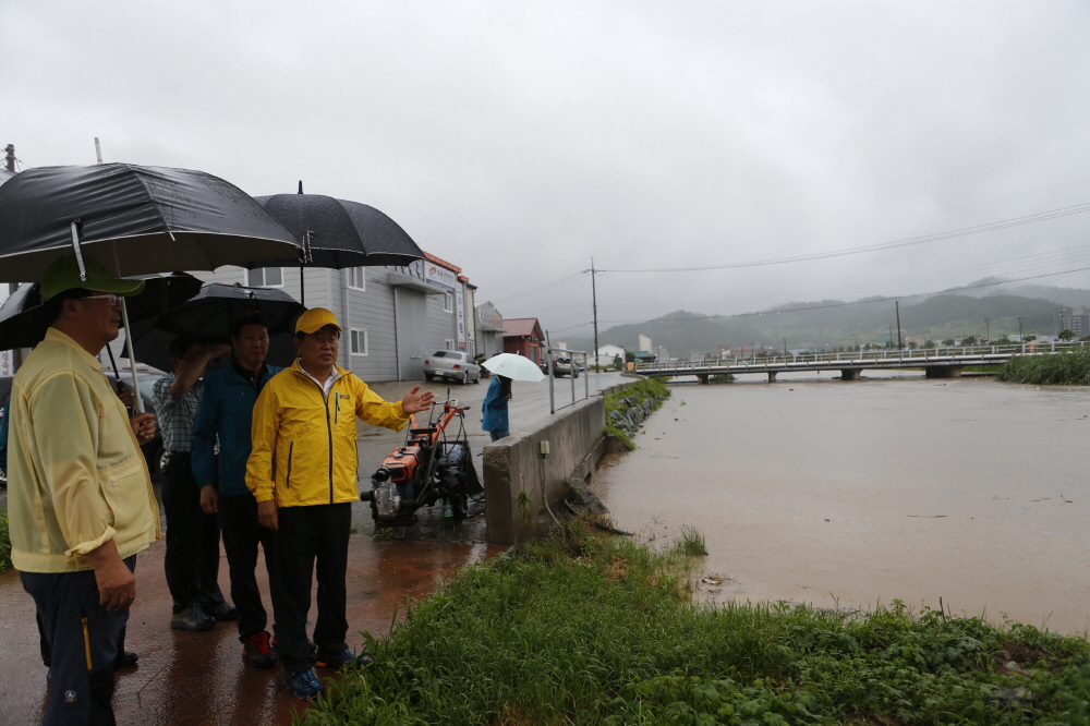 장마철 호우주의보에 따른 침수피해 예상지역 현장 점검 첨부#2