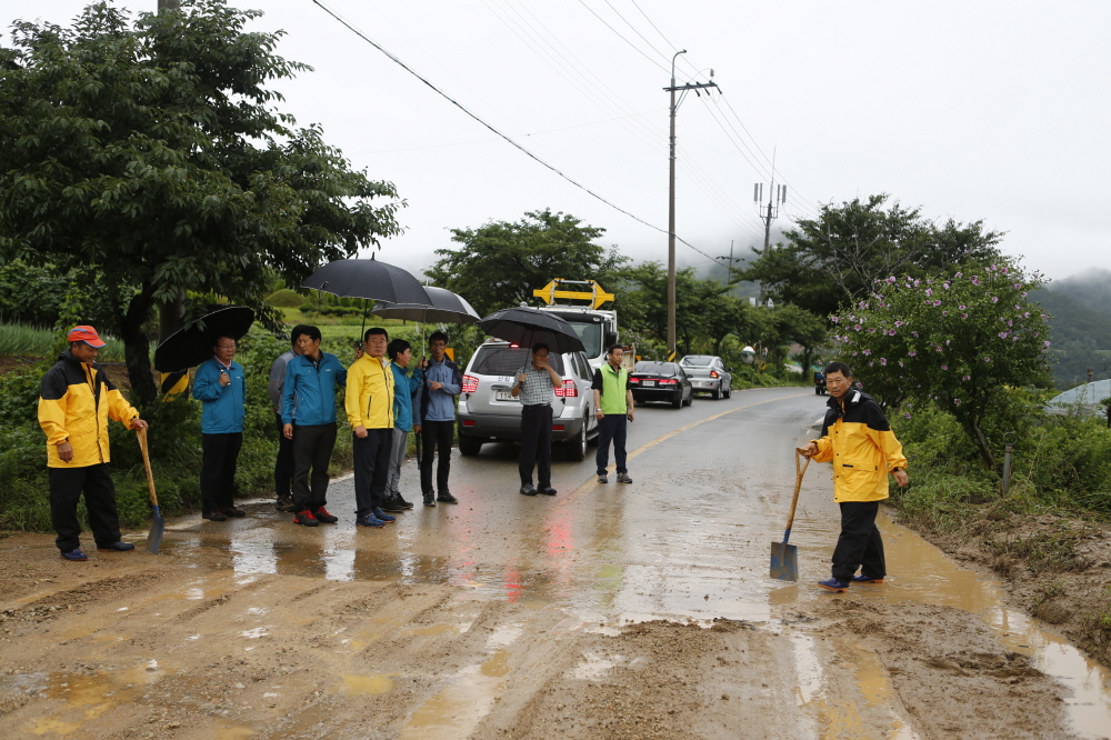 장마철 호우주의보에 따른 침수피해 예상지역 현장 점검 첨부#4