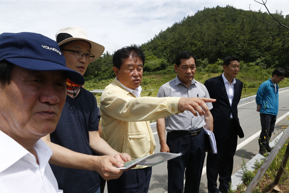 삼별초테마공원 오토캠핑장 조성현장 방문 첨부#2