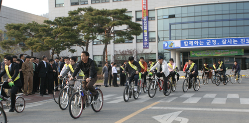 진도군, 자전거 이용의 날 선포식 개최 이미지