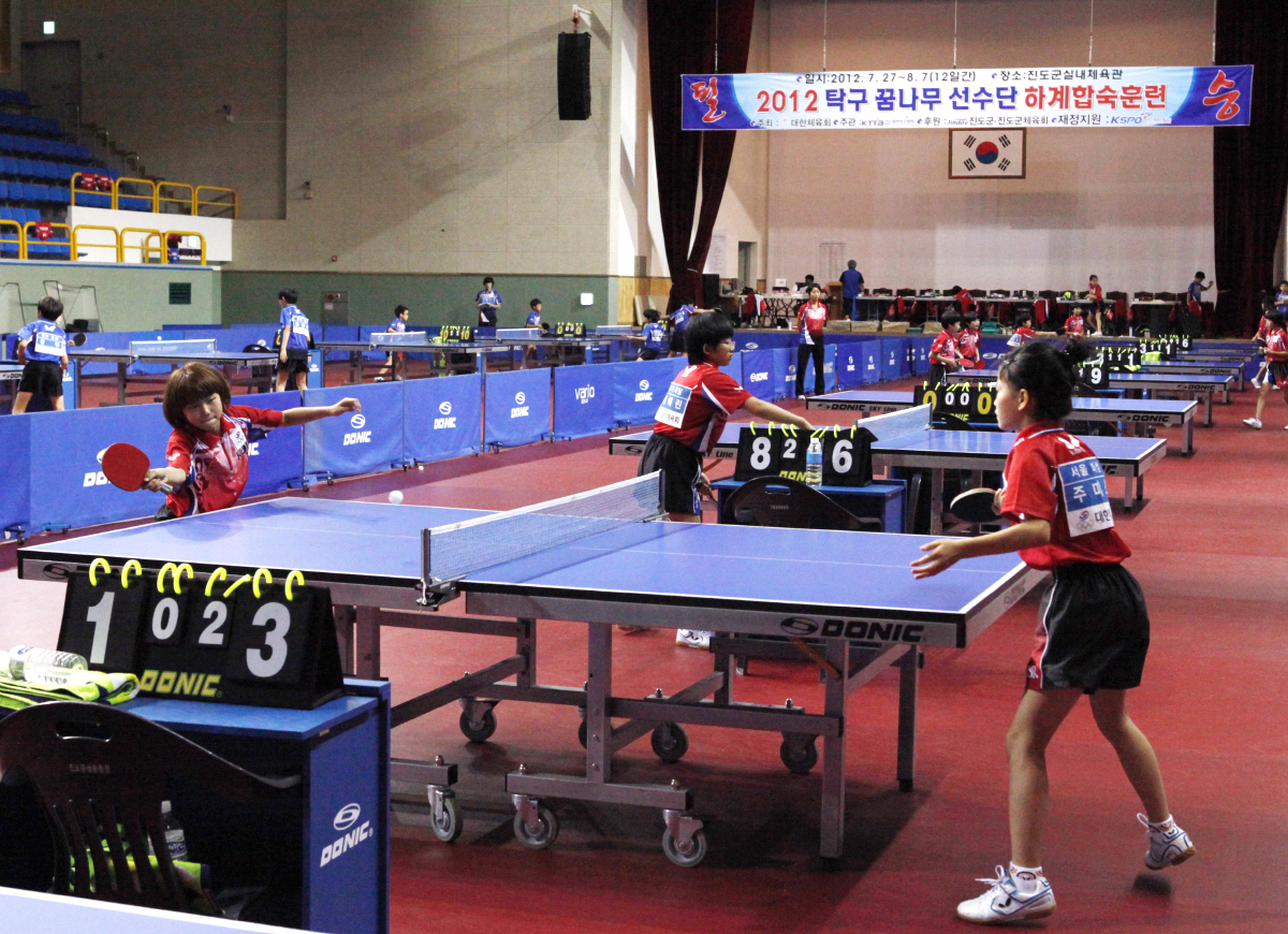 탁구 하계 전지훈련 장소로 ‘진도’가 뜬다 이미지