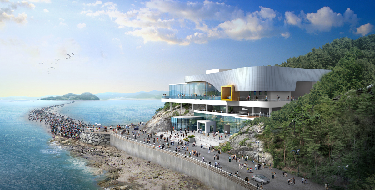 진도 신비의 바닷길 연중 체험 가능 이미지