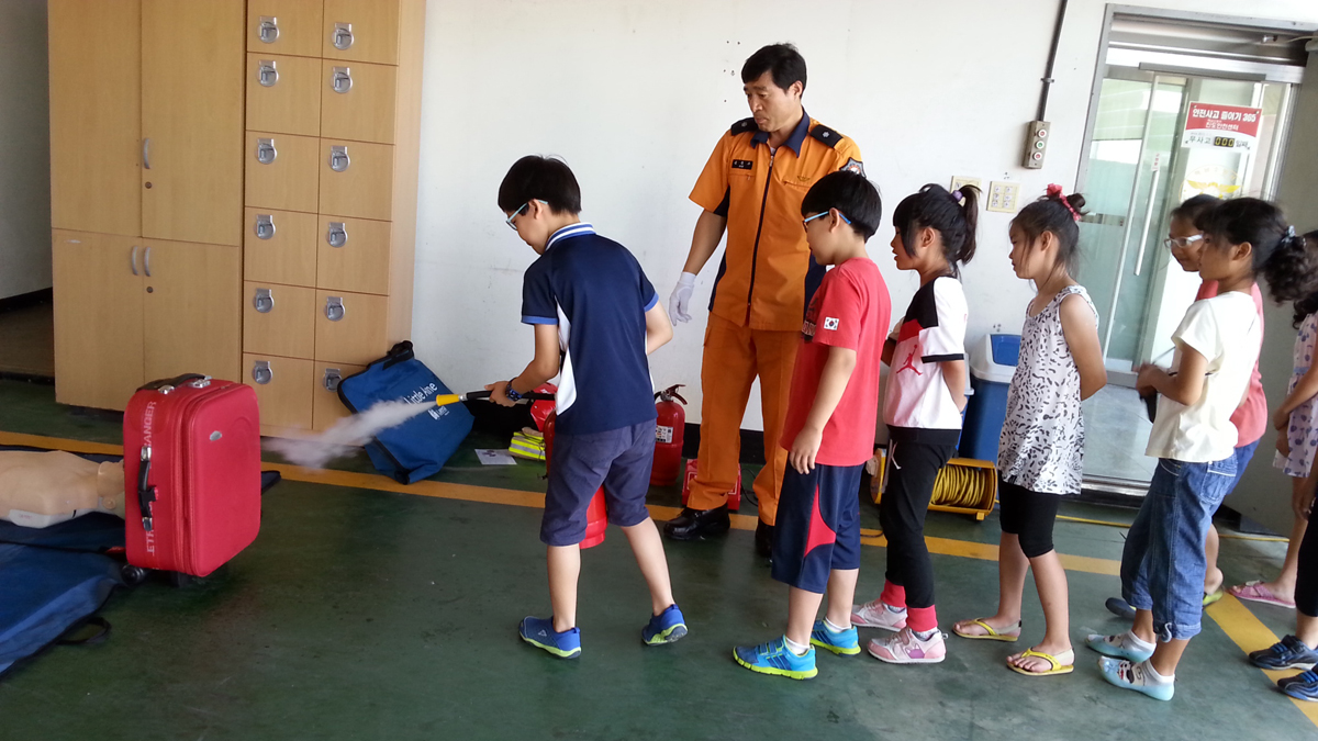 진도군 드림스타트 아동 소방안전교육 실시 이미지