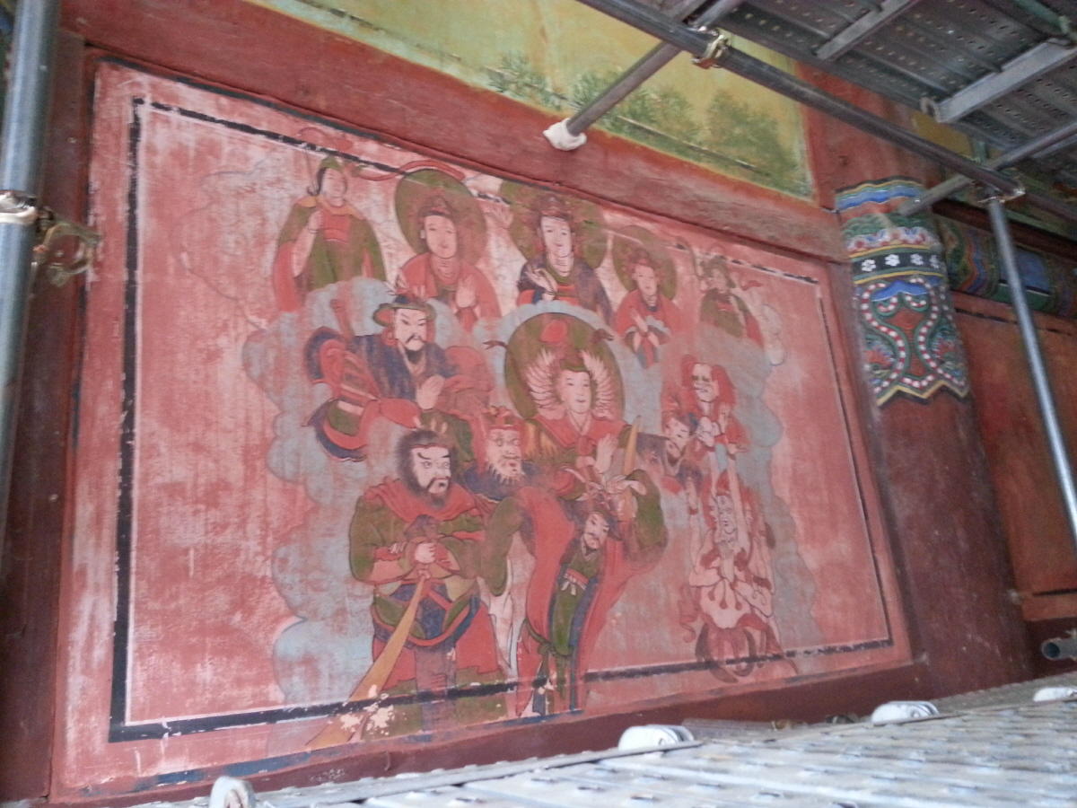 천년고찰 진도 쌍계사에서 국내 최초 서양화 기법 탱화 19점 발견 이미지