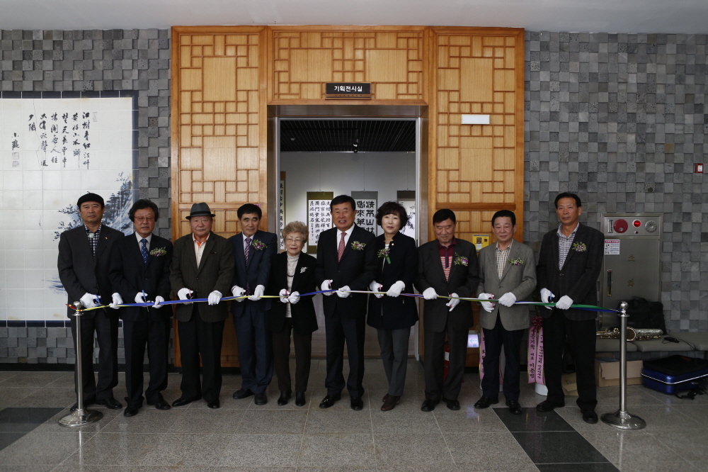 한국서예협회 진도지부 전시전 첨부#2