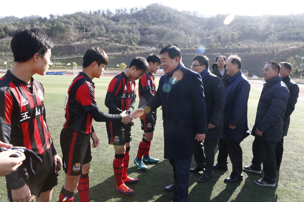제1회 진도아리랑배 U-14 국제축구대회 시상식 첨부#2