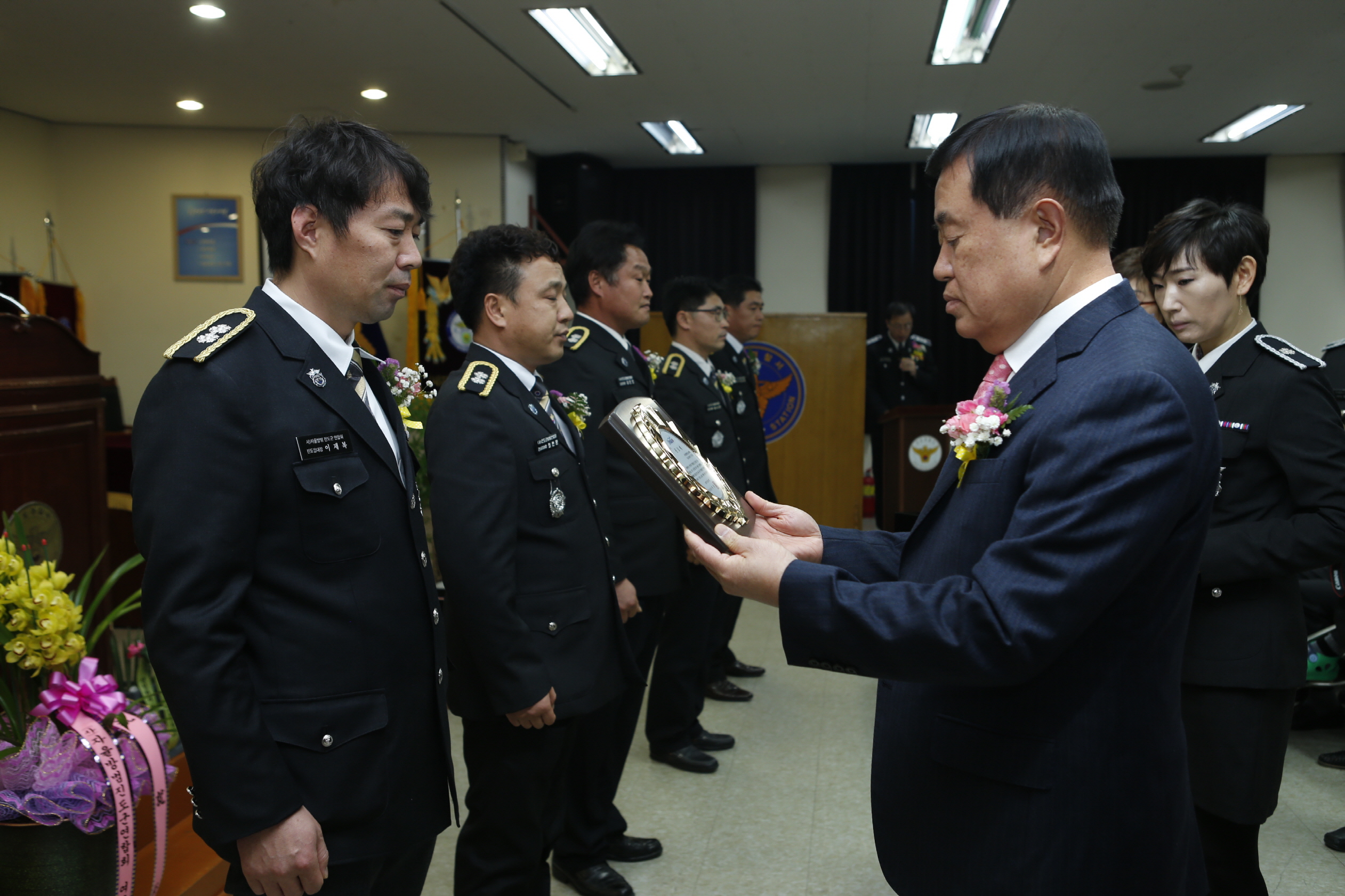 자율방범진도군연합회 지대장 이,취임식 이미지