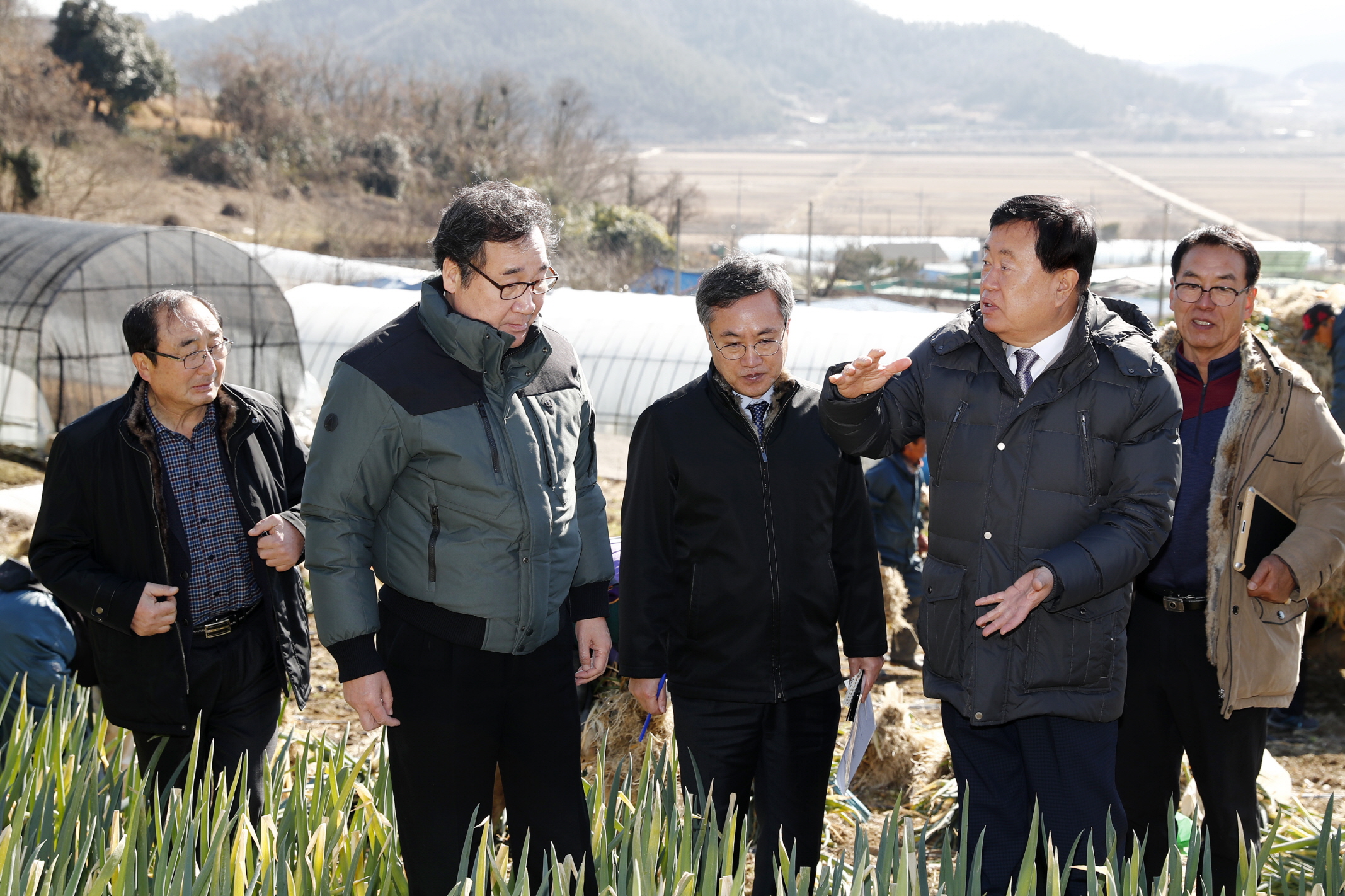 이낙연전남도지사 고군면 농산물 수확현장 방문 이미지