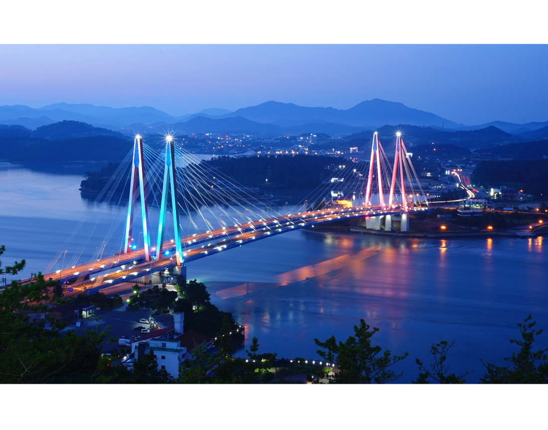 2016 진도 전국 사진 공모전 입선(진도대교의야경2) 첨부#1