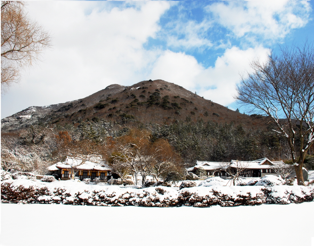 2016 진도 전국 사진 공모전 동상(운림산방의설경) 첨부#1