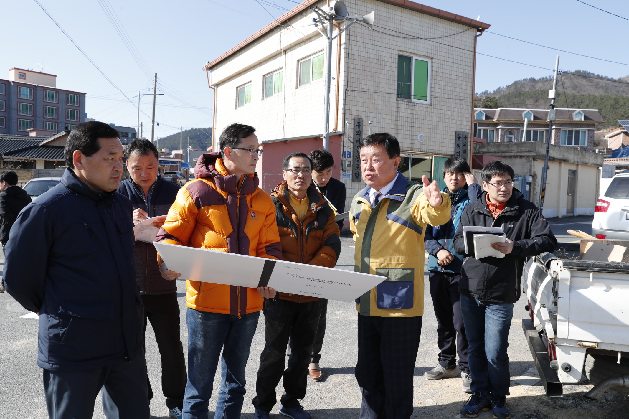 진도읍 종합개발사업현장 방문 첨부#2