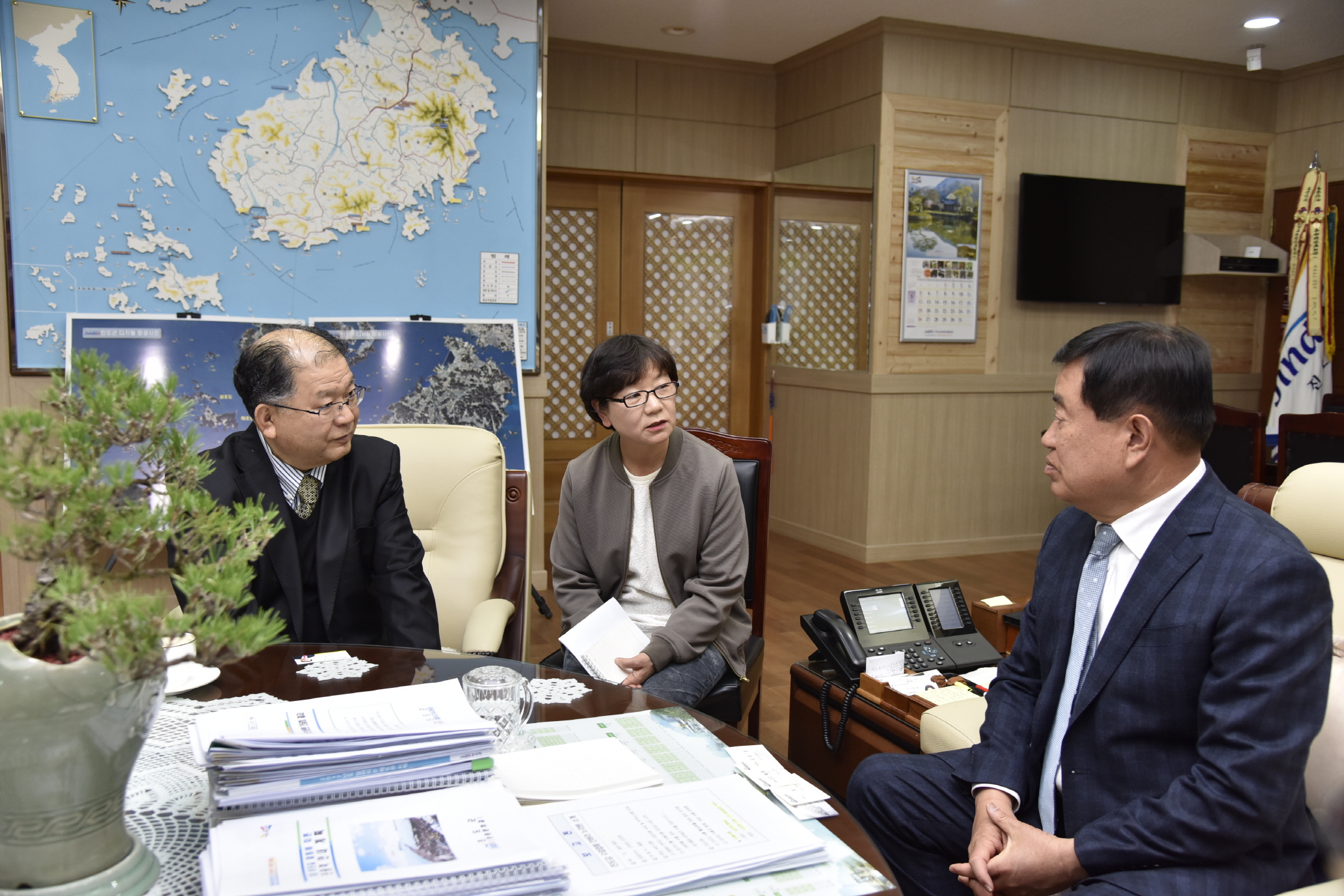 일본기업 '긴바라노리텐'대표 진도군 방문 첨부#2