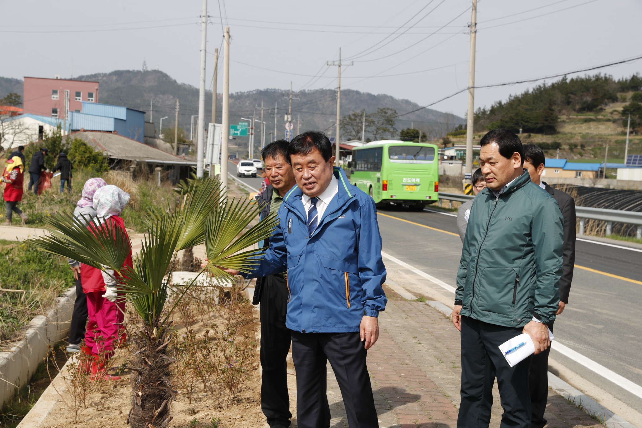 마을경관개선사업현장 방문 이미지