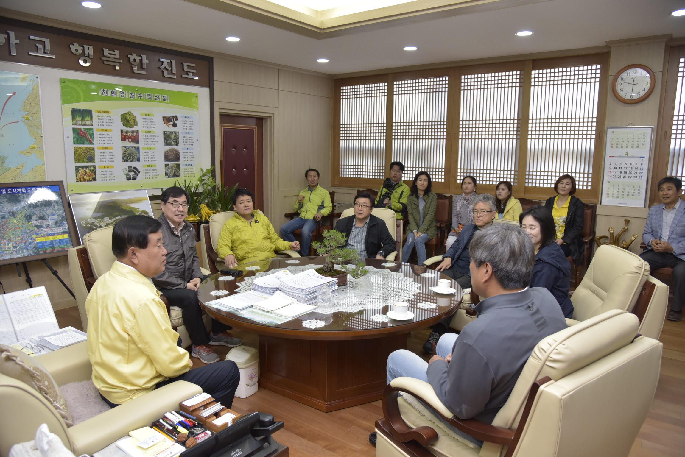 기독실업인, 탈북민실업인 진도군 방문 이미지