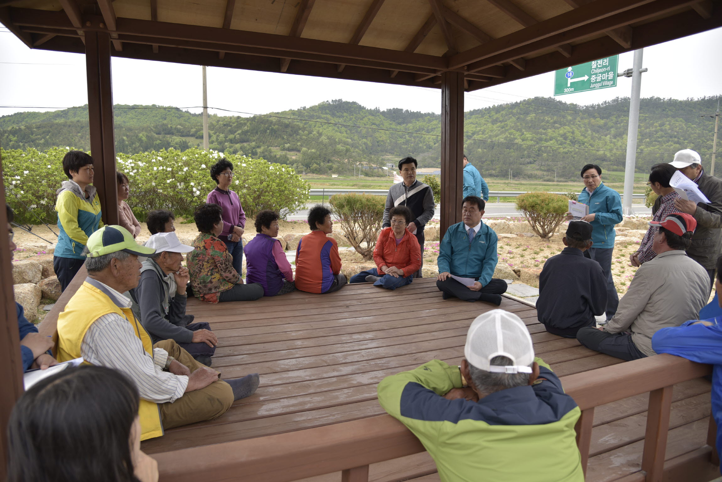 마을가꾸기사업현장 방문 이미지