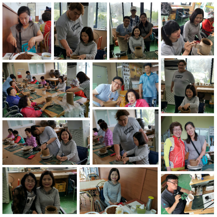 복지관 여성자조모임에서 도자기 체험 즐거웠어요 첨부#1