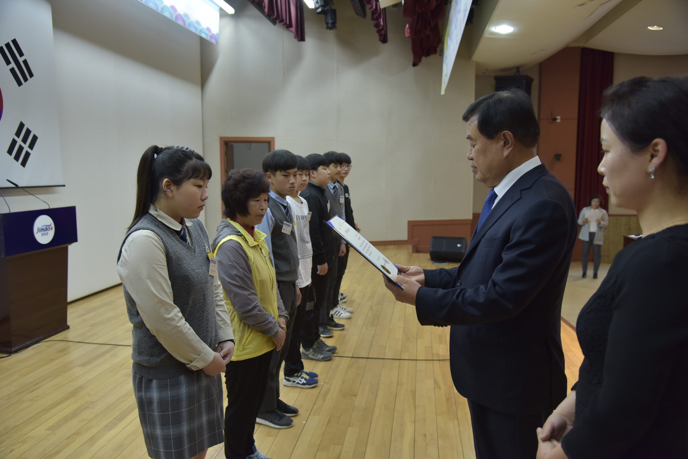 기초생활자활기금 장학증서 수여식 이미지