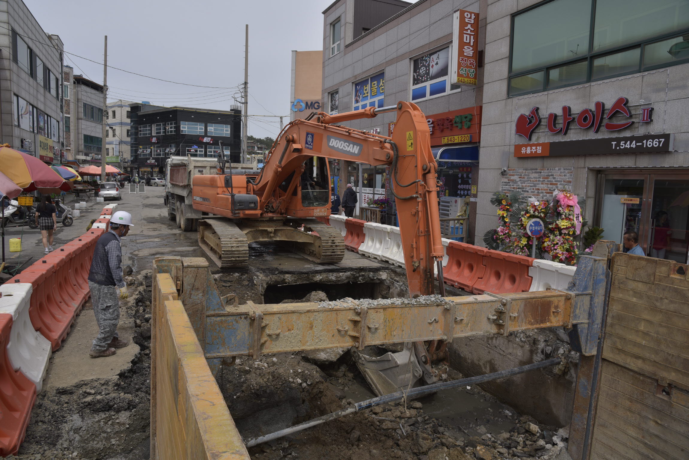 진도읍 개발사업현장 방문 이미지