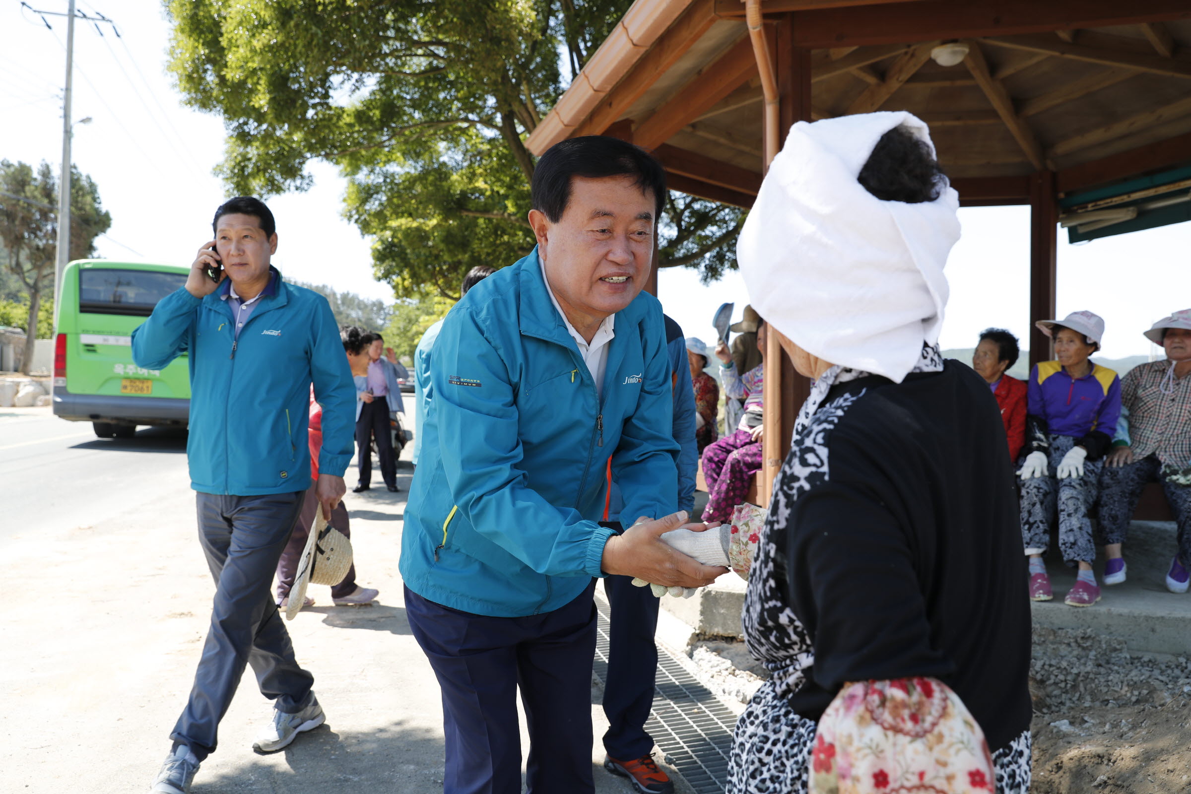 마을가꾸기사업현장 방문 이미지
