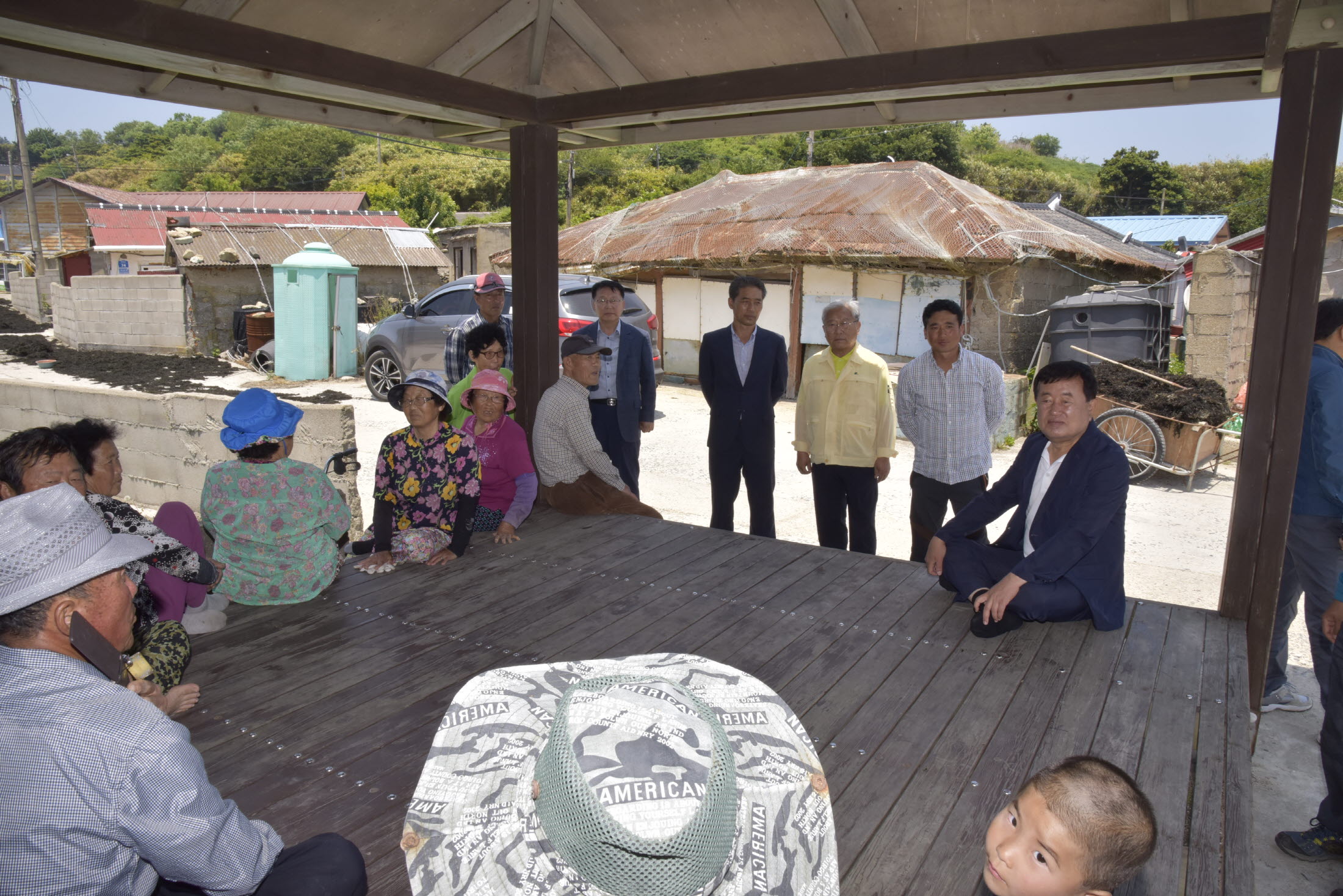 도서낙도 주민과의 대화 이미지